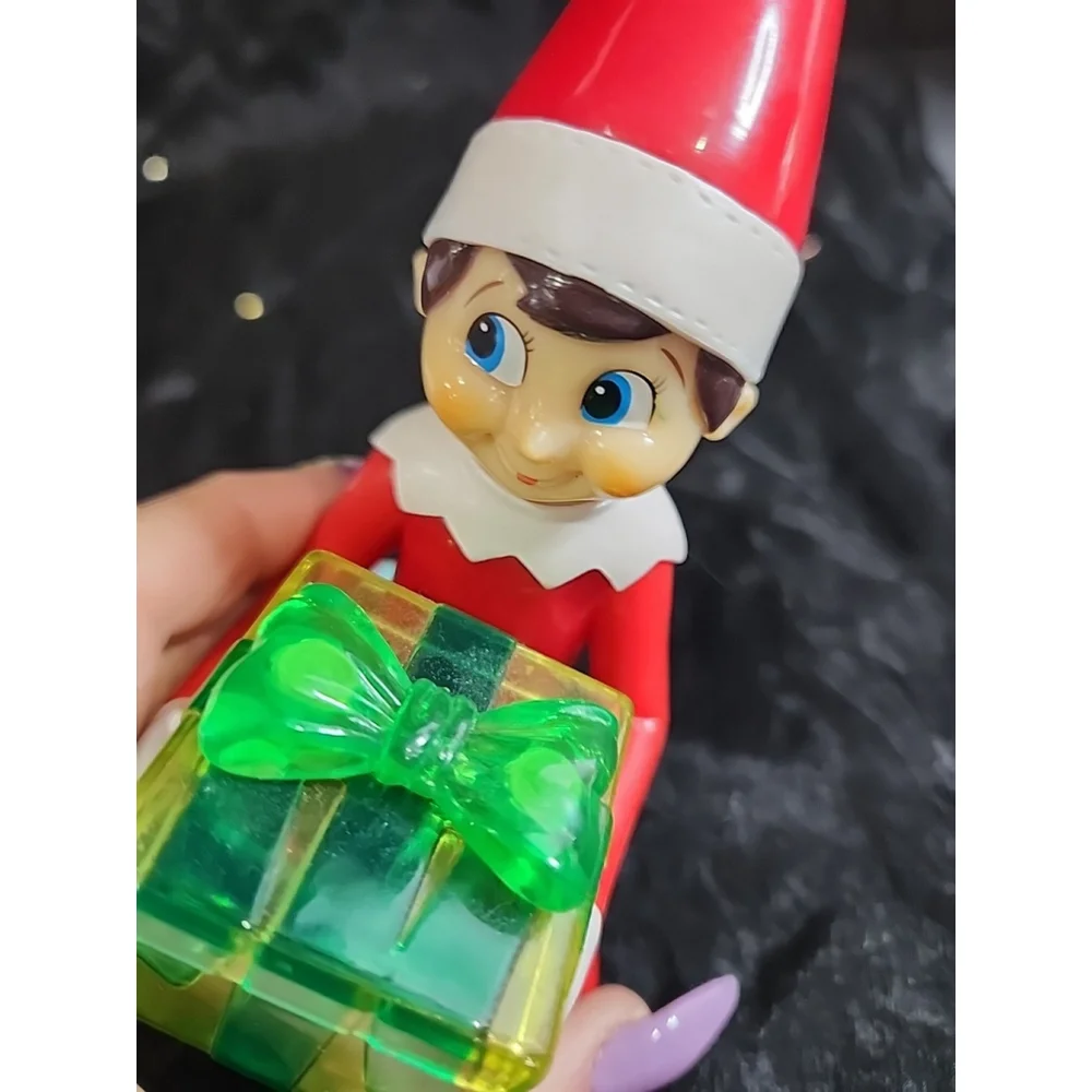 Elf On The Shelf Sitter Figurine Candy Box Hard Plastic 5.5